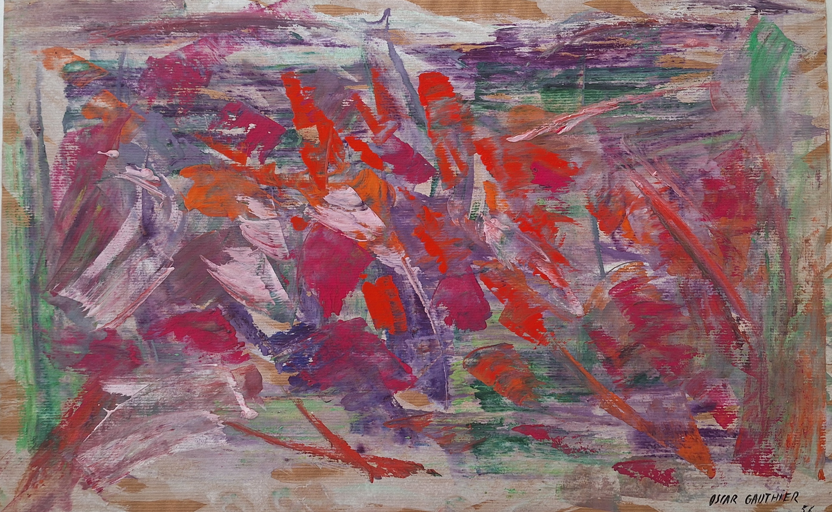Oscar Gauthier - Sans titre 1956